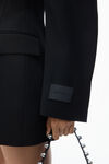 Alexander Wang black pre-styled blazer dress