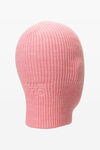 alexander wang 密织凹刻徽标巴拉克拉法帽 prism pink