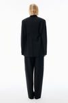Alexander Wang black 黑色羊毛马海毛西装外套