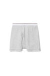 alexander wang 罗纹平纹布平角内裤 heather grey