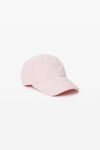 Alexander Wang light pink logo cotton baseball cap