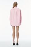 Alexander Wang light pink boyfriend shirt in cotton