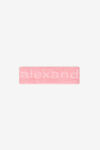 alexander wang logo headband in compact deboss prism pink