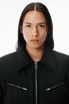Alexander Wang black black essential puffer jacket