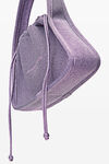 alexander wang ryan small bag in metallic rib knit unicorn