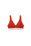 alexander wang 罗纹平纹布紧身胸衣 red