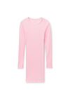 alexander wang 罗纹棉长袖圆领连衣裙 light pink