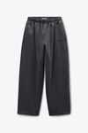 Alexander Wang washed asphalt グレー オーガニックテリー オーバーサイズ スウェットパンツ