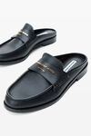 Alexander Wang black black suede carter loafers
