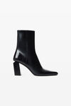 Alexander Wang black toni 85mm ankle boot in leather