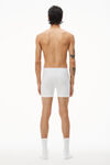 alexander wang 罗纹平纹布平角内裤 white