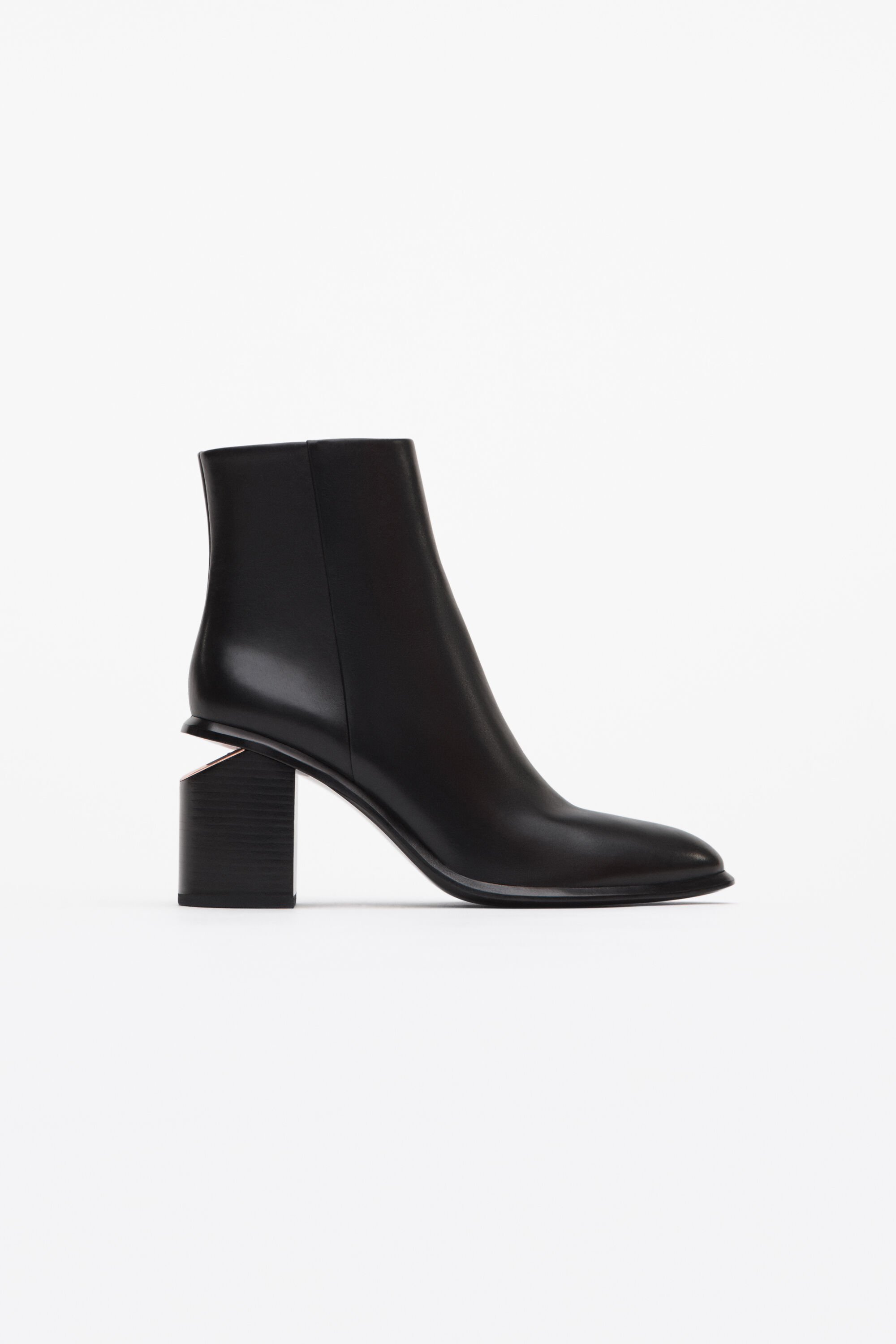 alexander wang rose gold boots