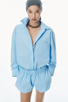 Alexander Wang chambray blue boyfriend shirt in cotton