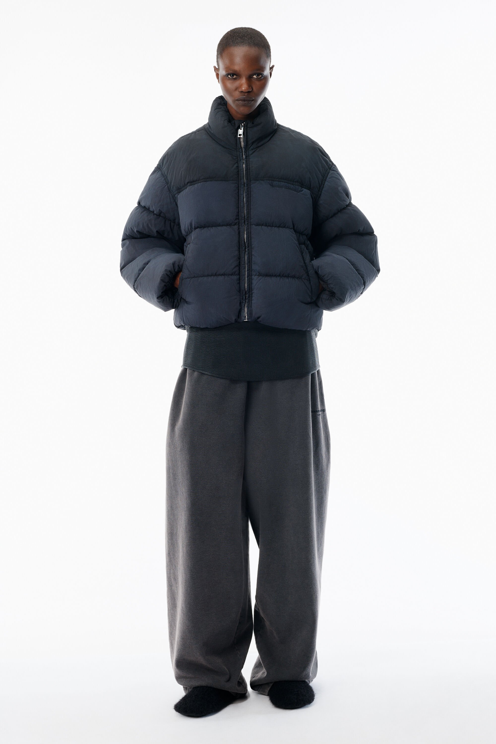 alexanderwang アレキサンダーワング グラファイト マットナイロン