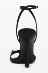 alexander wang dahlia 105 サテン リボンサンダル black