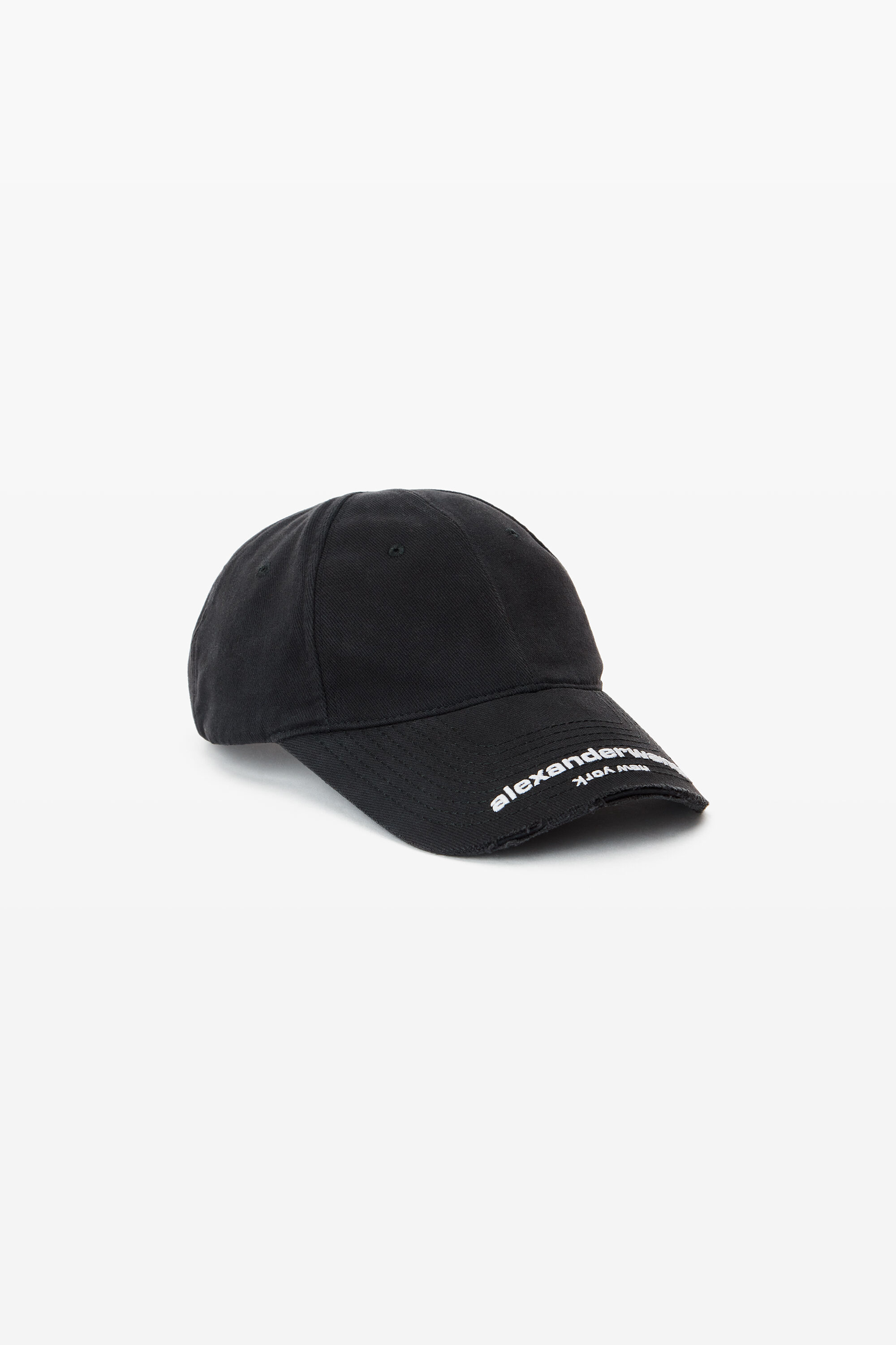 最新最全のをすべて alexanderwang アレキサンダーワング ディストレストロゴ ベース 帽子