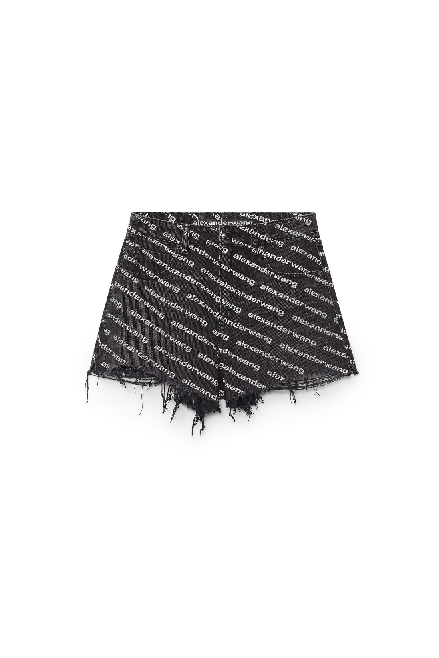 alexanderwang アレキサンダーワング エイジドグレーデニム バイトロゴ 