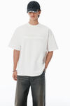 Alexander Wang vintage white white cotton oversized logo tee