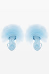 alexander wang pom 105 网眼/水晶露跟鞋 celestial blue