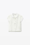 Alexander Wang white polo 开衫