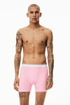 alexander wang 罗纹平纹布平角内裤 light pink