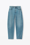 Alexander Wang classic light indigo oversized low rise jeans