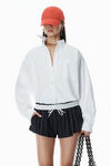 Alexander Wang white コットンオックスフォード オーバーサイズシャツ