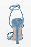 alexander wang dahlia 105 水洗牛仔布凉鞋 vintage light indigo