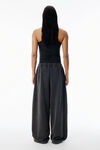 Alexander Wang washed asphalt グレー オーガニックテリー オーバーサイズ スウェットパンツ