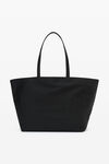 Alexander Wang black punch tote bag in nylon canvas