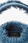 Alexander Wang navy online-exclusive ryan small bag in mohair