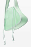 alexander wang ryan small bag in sheer rib knit absinthe