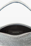 Alexander Wang blue ricco mini crossbody bag in nubuck leather