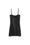 Alexander Wang black black crystal hotfix cami dress