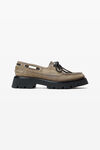 Alexander Wang natural beige carson bootsschuhe aus gewachstem wildleder