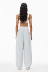 alexander wang track pant with pre-styled logo underwear waistband microchip