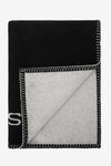 Alexander Wang black/white スクリプトロゴ ヘリテージ ブランケット