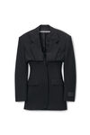 Alexander Wang black pre-styled blazer dress