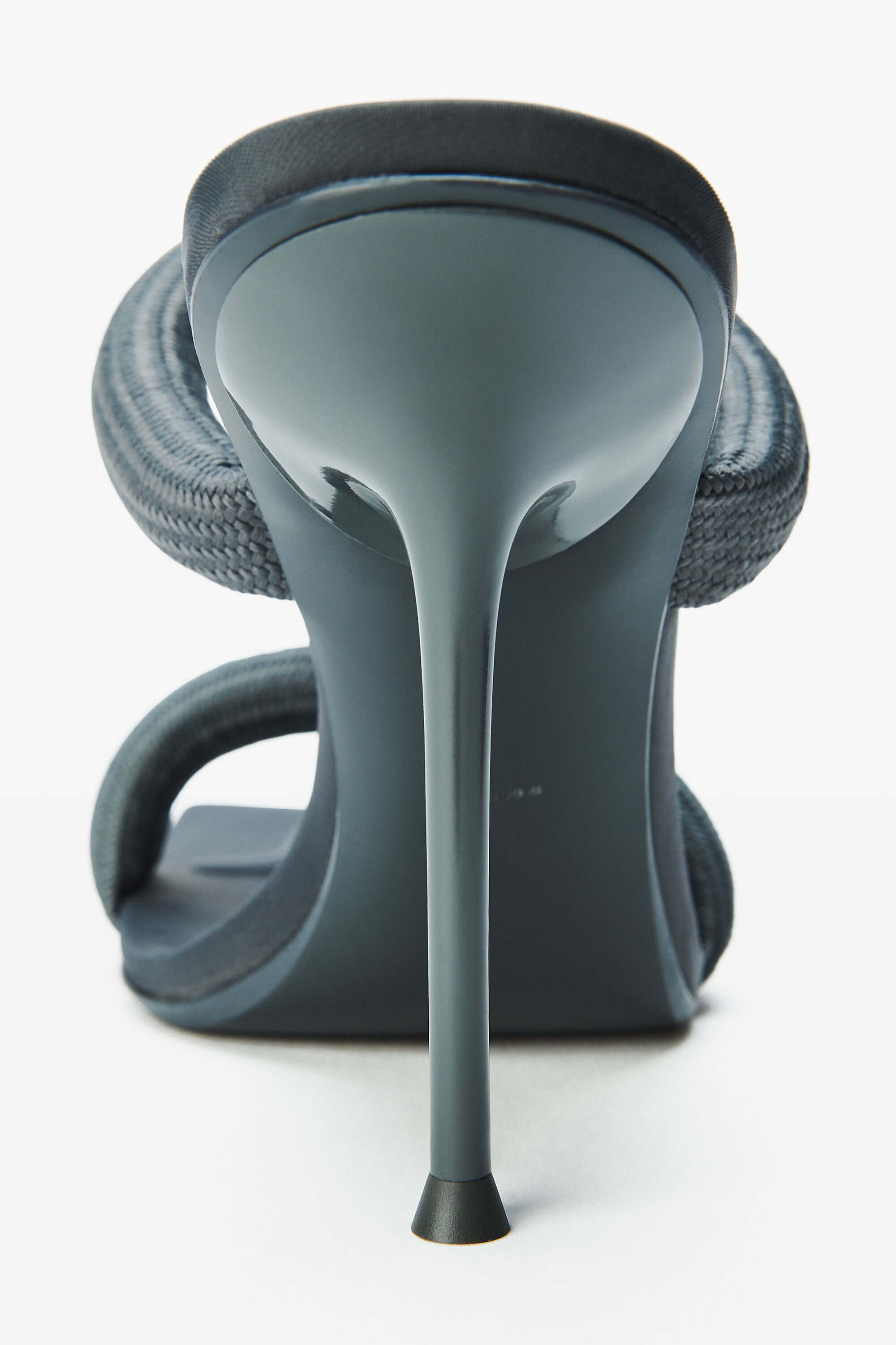 Julie Webbing Sandal 105MM in GREY | alexanderwang®
