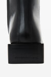 alexander wang throttle leather ankle boot black