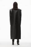 alexander wang 皮革精裁方正机车外套 black