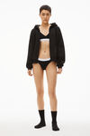 alexander wang string en jersey côtelé black