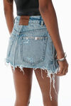 Alexander Wang light powder blue blue double-layer skort with hardware
