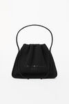 alexander wang ryan 罗纹针织大号手袋 black