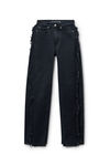 Alexander Wang faded black 做旧效果黑色浮染牛仔裤