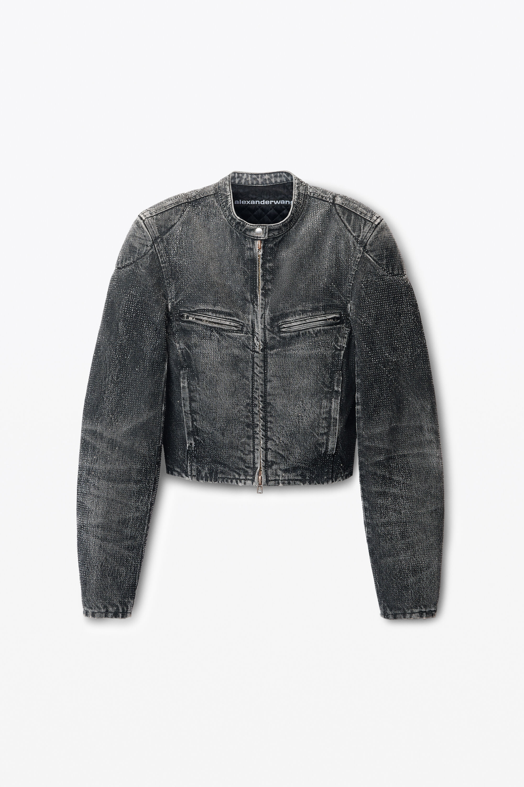 【Alexander Wang】 ムートントリム パッファージャケット alexanderwang アレキサンダーワング リジェン コットンデニム