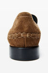 Alexander Wang brown brown suede carter loafers