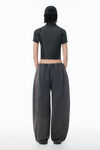 Alexander Wang washed black 黑色阔腿运动裤
