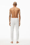 alexander wang 中性款棉质保暖华夫格慢跑裤  heather grey