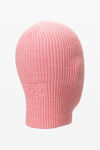 alexander wang logo balaclava in compact deboss prism pink